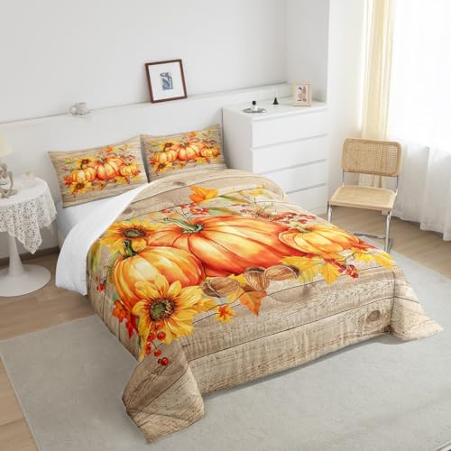 Queen Fall Harvest Comforter Set - Price Drop to $12.99 - Image 5