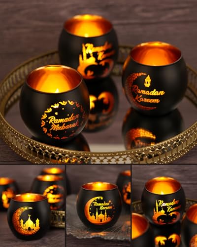 Save 42% on SupBri Ramadan Glass Candle Holders - Image 2