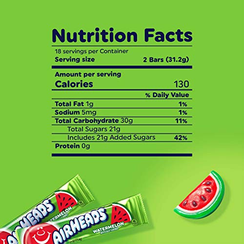 Save 5% on Airheads Watermelon Taffy Candy Bars (36 Count) - Image 2