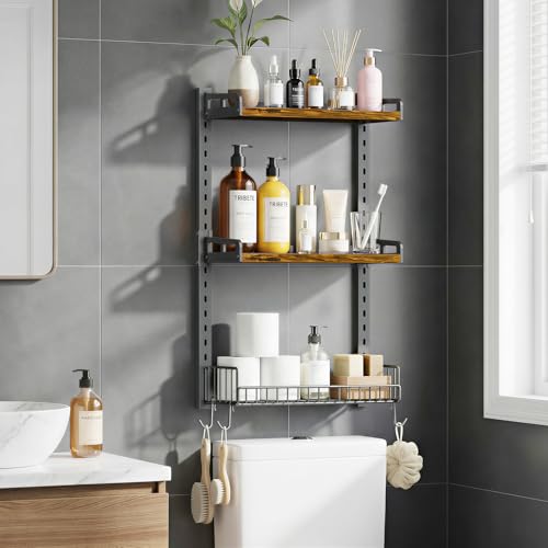 Save 62% on Kalrin's 3-Tier Over-The-Toilet Shelves