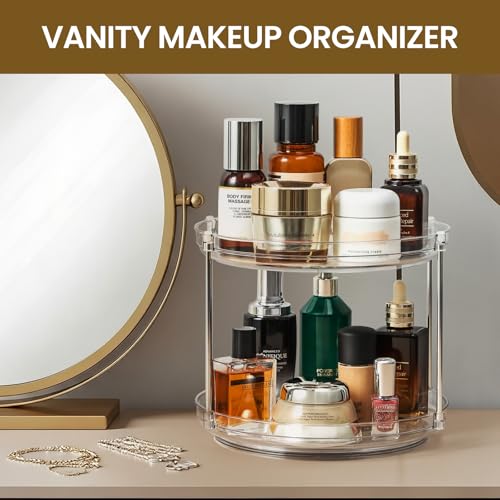 Save 38% on LANDNEOO 2-Tier Acrylic Lazy Susan Organizer - Image 5