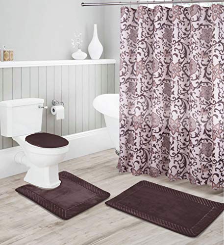 Save on a 16-Piece Memory Foam Bathroom Rug Set - Image 1