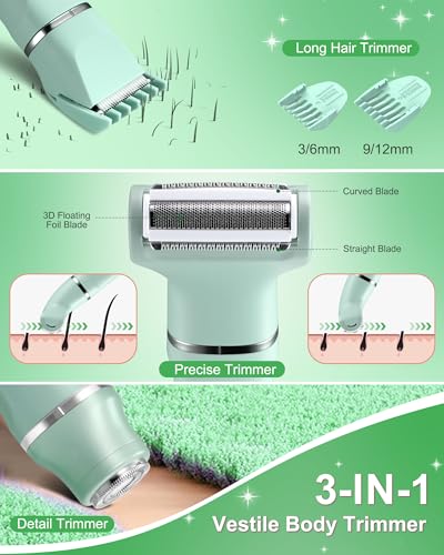 60% Off AREYZIN 3-in-1 Women's Electric Bikini Trimmer - Image 2