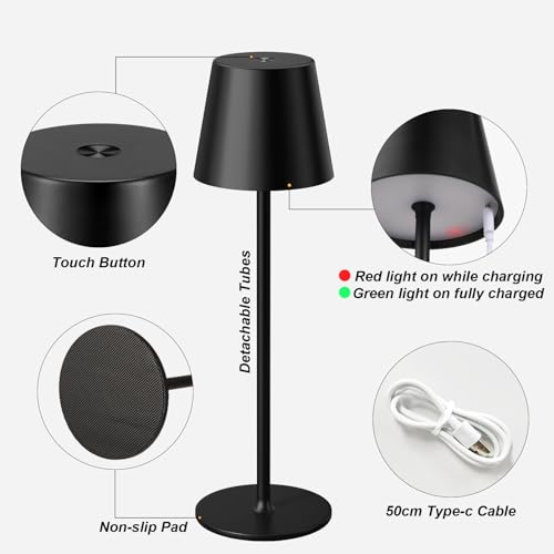 Save 26% on Kakanuo Cordless Rechargeable Table Lamps (2-Pack) - Image 5