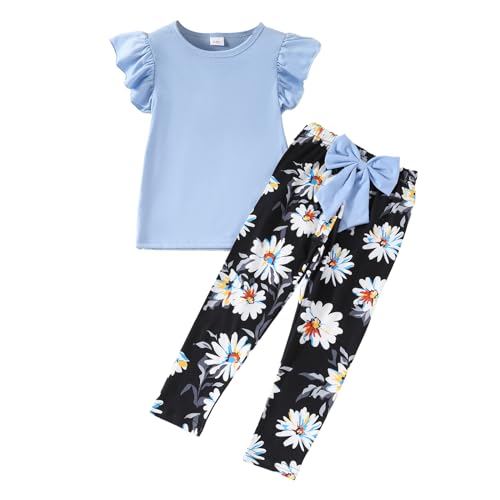 53% Off Yoxindax Star Print Girls 2-Piece Summer Outfit Set - Image 1