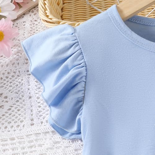 53% Off Yoxindax Star Print Girls 2-Piece Summer Outfit Set - Image 5