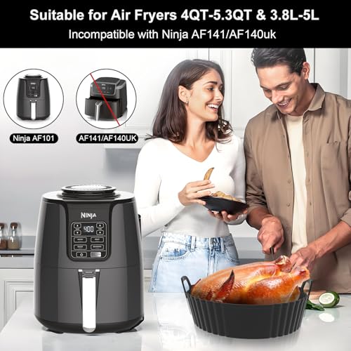 57% Off Reusable Silicone Air Fryer Liners (3-Pack) - Image 3