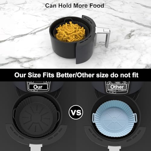 57% Off Reusable Silicone Air Fryer Liners (3-Pack) - Image 4