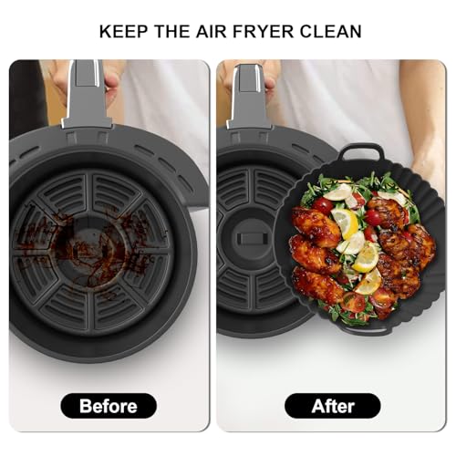 57% Off Reusable Silicone Air Fryer Liners (3-Pack) - Image 6