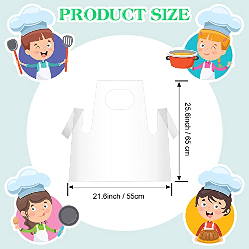Save 39% on 25 Kids Disposable Art Aprons - Image 2