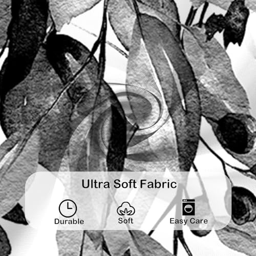 Price Drop on Black Eucalyptus Shower Curtain Set - $16.99 - Image 4