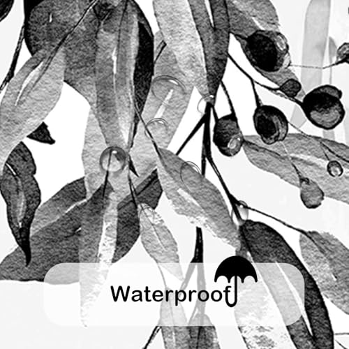 Price Drop on Black Eucalyptus Shower Curtain Set - $16.99 - Image 5