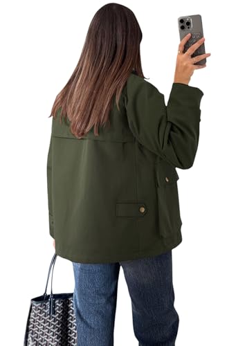 RomMoon Women's Casual Cargo Jacket - Lightweight & Versatile - Image 2