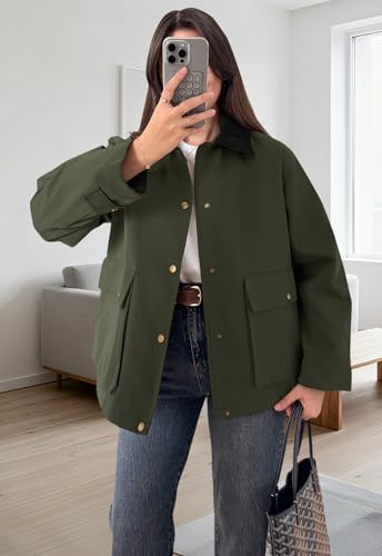 RomMoon Women's Casual Cargo Jacket - Lightweight & Versatile - Image 3