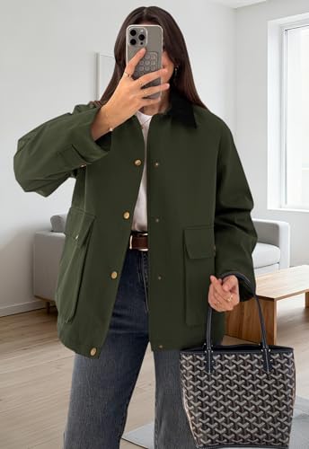 RomMoon Women's Casual Cargo Jacket - Lightweight & Versatile - Image 4