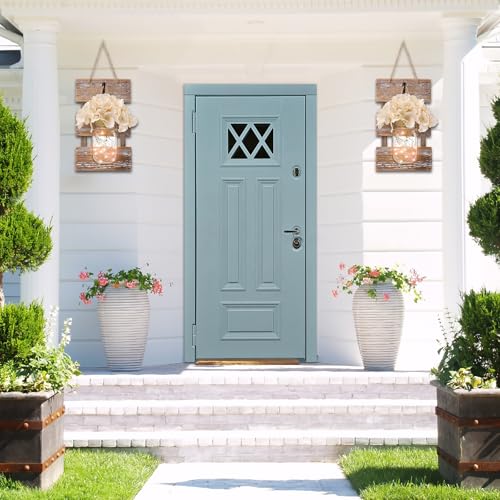 50% Off Farmhouse Mason Jar Wall Sconce with LED Lights - Image 2