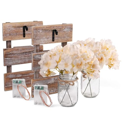 50% Off Farmhouse Mason Jar Wall Sconce with LED Lights - Image 6