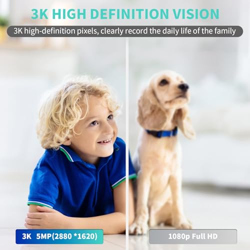 Buy One Get One Free: Alaga 3K Indoor Security Camera - Image 3