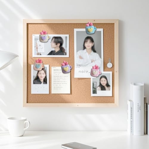 50% Off Strawberry Heart Push Pins - 50 Resin Tacks for Boards - Image 3