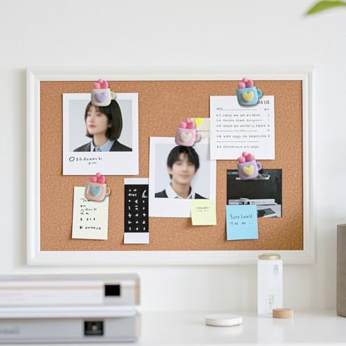 50% Off Strawberry Heart Push Pins - 50 Resin Tacks for Boards - Image 5