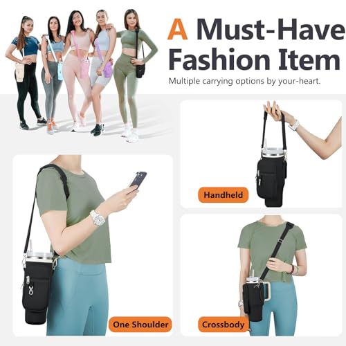 50% Off Stanley Cup Carrier Bag with Phone Pocket & Strap - Image 4