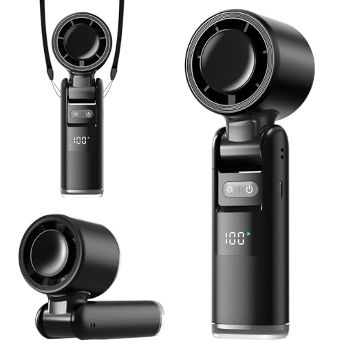 18% Off Lerat 3-in-1 Turbo Handheld Fan with Flashlight - Image 1