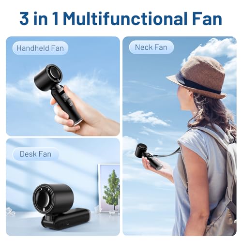 18% Off Lerat 3-in-1 Turbo Handheld Fan with Flashlight - Image 4