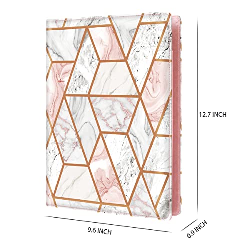 50% Off WAVEYU Marble Leather Padfolio Clipboard Portfolio - Image 3