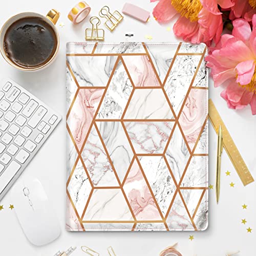 50% Off WAVEYU Marble Leather Padfolio Clipboard Portfolio - Image 5