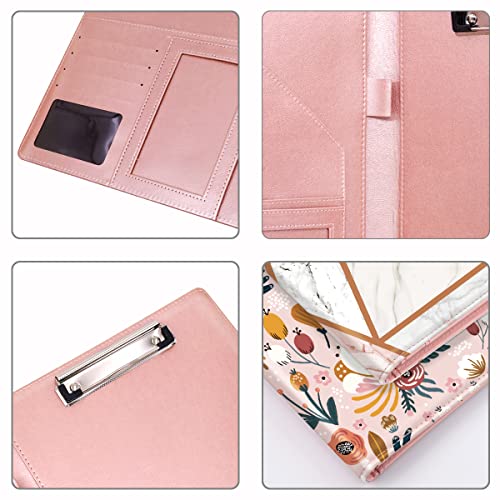 50% Off WAVEYU Marble Leather Padfolio Clipboard Portfolio - Image 6