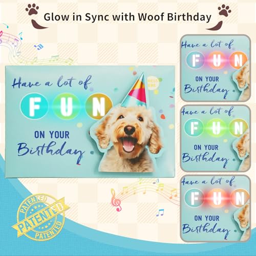 50% Off Musical Light-Up Birthday Card for Cat Lovers - Image 4