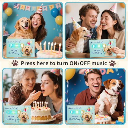 50% Off Musical Light-Up Birthday Card for Cat Lovers - Image 5