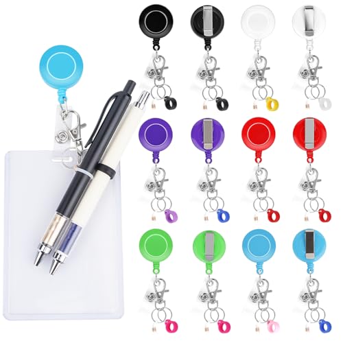 50% Off Retractable Pen Holders & Badge Reels (12-Pack) - Image 1