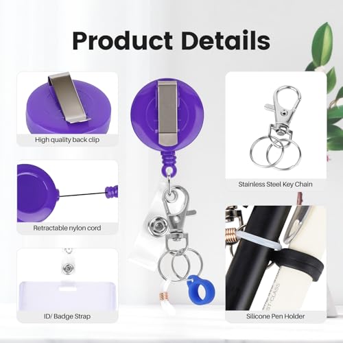 50% Off Retractable Pen Holders & Badge Reels (12-Pack) - Image 3