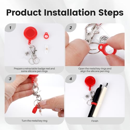 50% Off Retractable Pen Holders & Badge Reels (12-Pack) - Image 4