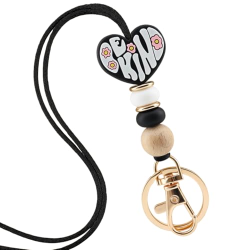 50% Off Be Kind Teacher Lanyard - ID Holder & Keychain - Image 1