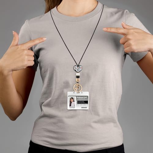 50% Off Be Kind Teacher Lanyard - ID Holder & Keychain - Image 2