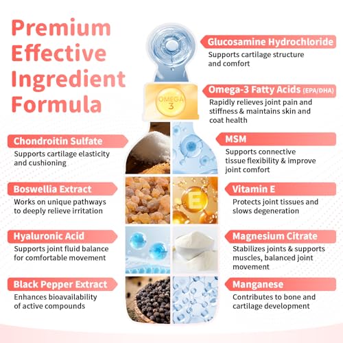 POPPAW Dog Joint Supplement Drops - 10-in-1 Formula - Image 4