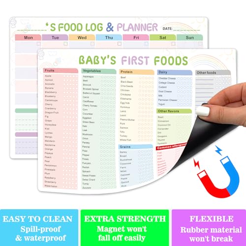 50% Off Baby's First Foods Tracker Magnets Set - Image 5