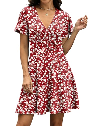 Save 43% on RUMIA Women's Floral Summer Wrap Dress - Image 3