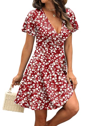 Save 43% on RUMIA Women's Floral Summer Wrap Dress - Image 4