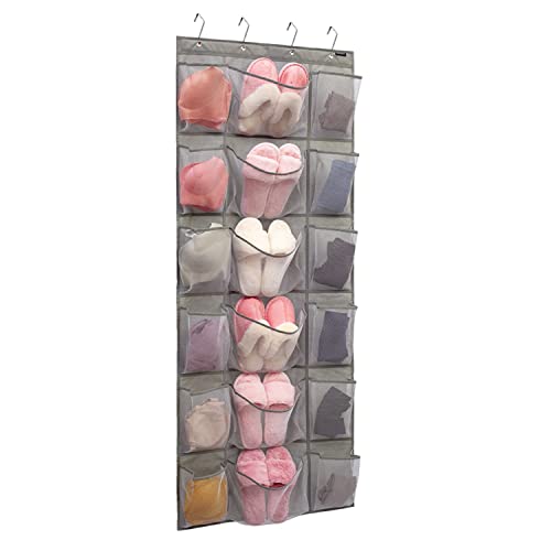 Over-the-Door Shoe Organizer with 18 Pockets - Space Saver - Image 1