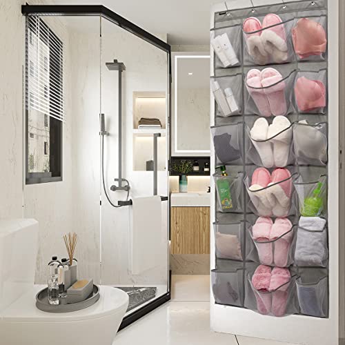 Over-the-Door Shoe Organizer with 18 Pockets - Space Saver - Image 6
