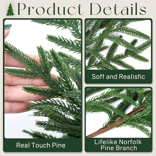 56% Off Wakeys Artificial Norfolk Pine Christmas Stems - Image 3
