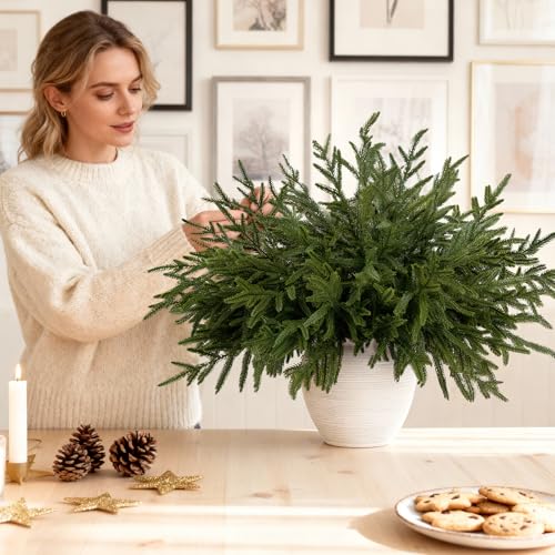 56% Off Wakeys Artificial Norfolk Pine Christmas Stems - Image 6