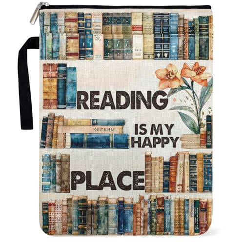 50% Off Reading Book Sleeve with Zipper & Pocket