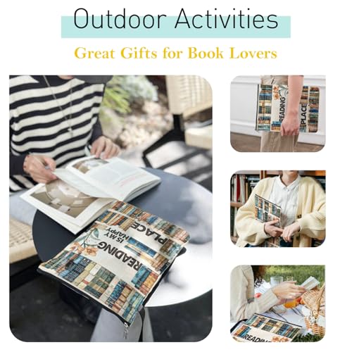 50% Off Reading Book Sleeve with Zipper & Pocket - Image 5