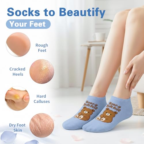 Bear Gel Moisturizing Socks for Dry Feet - Use Code KR9YA4TN - Image 5