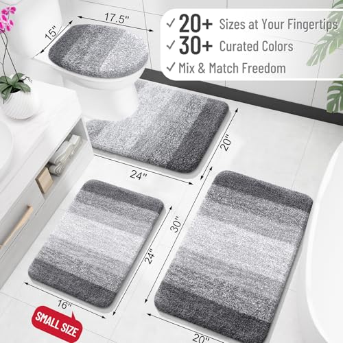 40% Off OLANLY Soft Microfiber Bathroom Rug Mat - Image 2