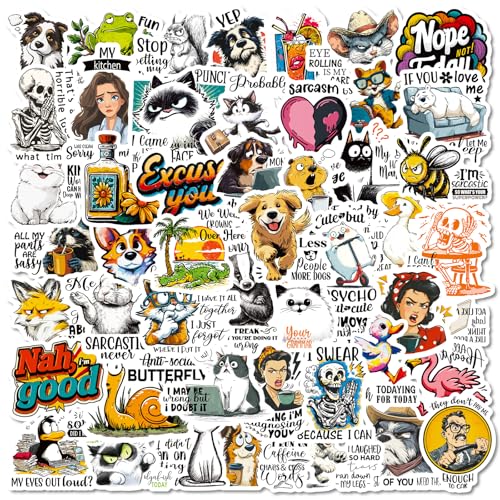 25% Off Jimuncy 56PCS Inspirational Animal Stickers - Image 1